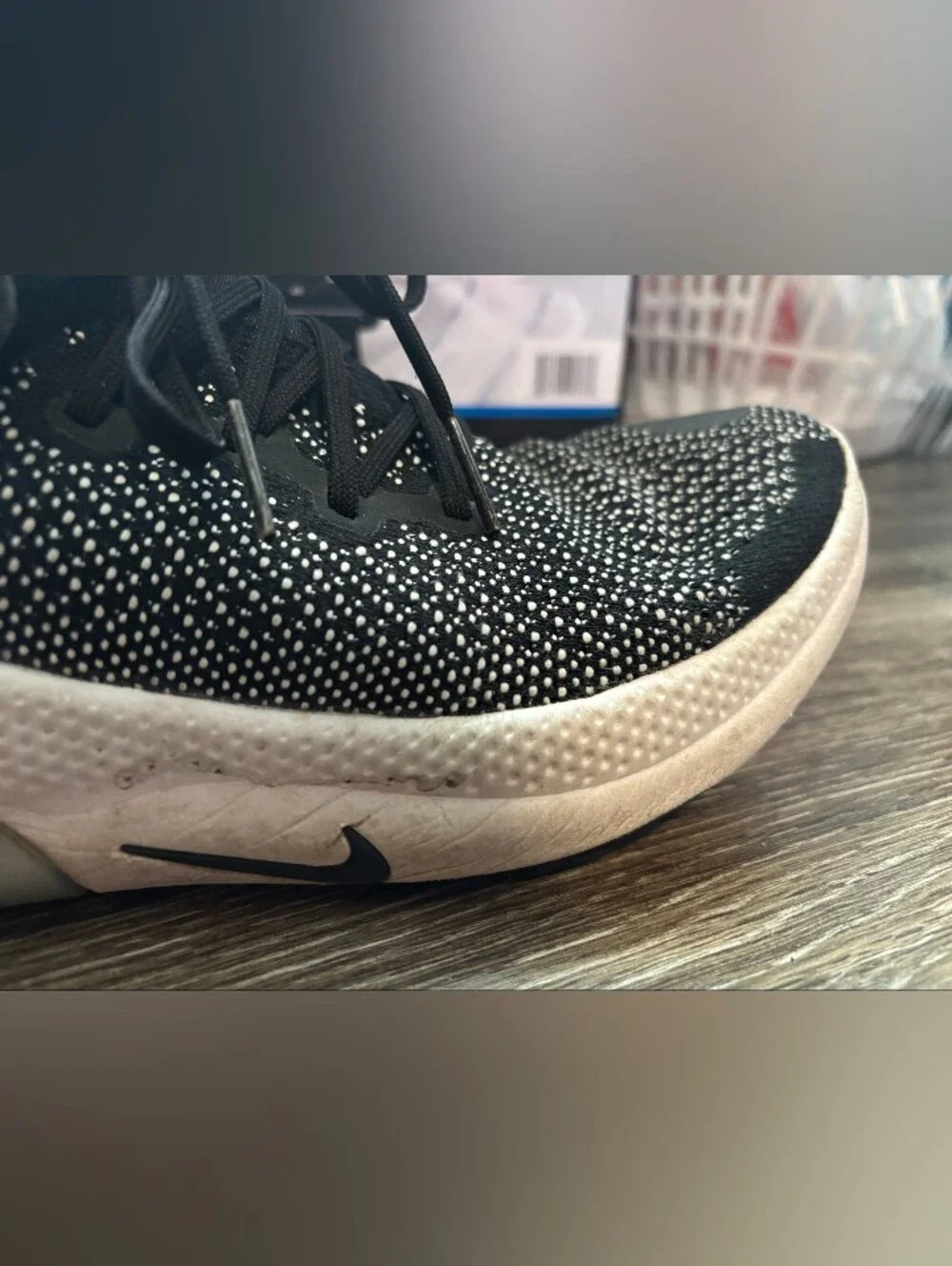 Nike Joyride Run FK Flyknit Black White men’s Sz 10 Running Shoes